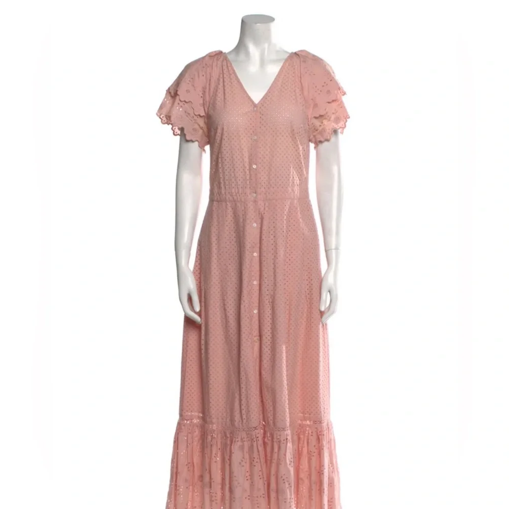 LoveShackFancy Jodie eyelet maxi dress - Picture 3 of 6